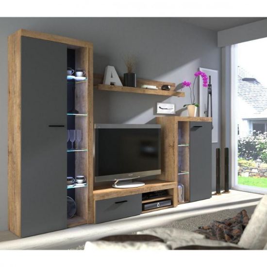 Obrazek Meblościanka Rumba grafit