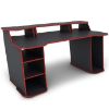 Obrazek Biurko Matrix 4 grafit/czerwony 