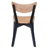 Obrazek Krzesło Blanka Dąb Naturlany/Czarny Mat