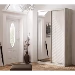 Obrazek Szafa Karol 146 Lustro Kraft Biały