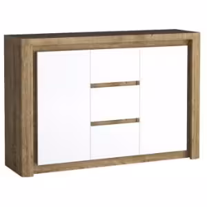 Obrazek Komoda Livinio L7 Ribbeck/biały połysk	