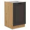 Obrazek Szafka kuchenna STILO grafit mat/artisan 50zl 1f bb
