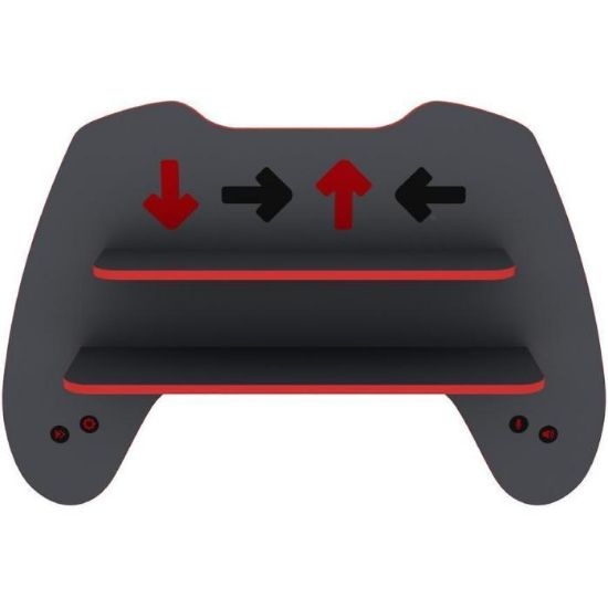 Obrazek Półka Matrix I grafit/czerwony