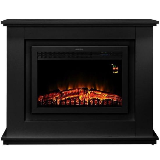 Obrazek Kominek elektryczny wolnostojący Cloe czarny 2000W