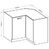 Obrazek Szafka kuchenna Bianka 89/89dn bb