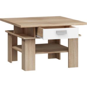 Obrazek Ława Solo (sonoma jasna/biały połysk)