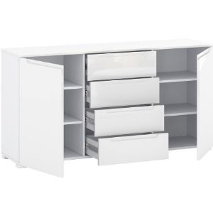 Obrazek Komoda Hill 01 2D4S biały połysk