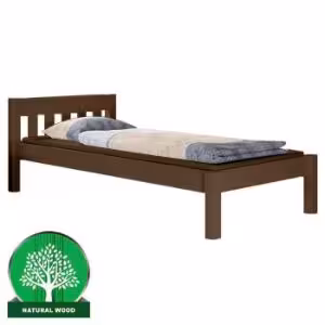 Obrazek Łóżko Pino 100x200 sosna bejca brąz