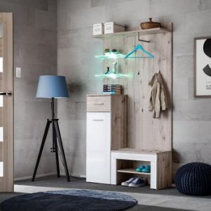 Obrazek Szafka na buty Gustavo TYPF dąb wellington/biały