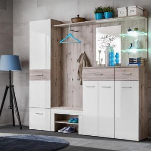 Obrazek Szafka na buty Gustavo TYPF dąb wellington/biały