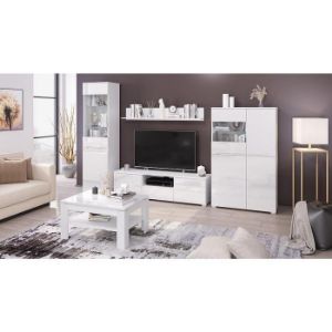 Obrazek Półka Hill D biały połysk 