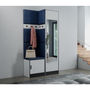 Obrazek Garderoba Roj 11 biała + Kronos 09 niebieski