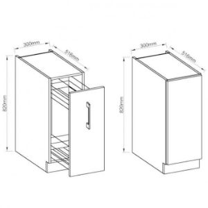 Obrazek Szafka kuchenna Vigo HG 30d Cargo Bb