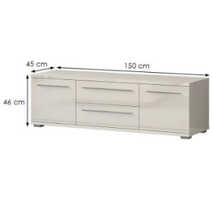 Obrazek Szafka RTV Piano TV150-2K2F/PN-71/KA/71 beige