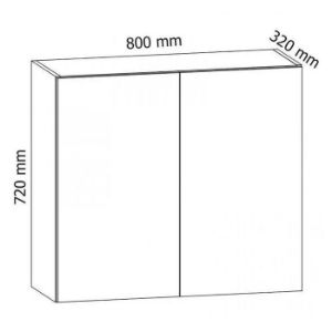 Obrazek Szafka kuchenna Gardena G80C white