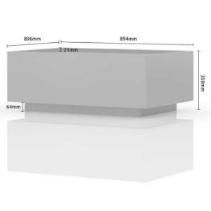 Obrazek Ława Piano KLS-2F-70/KA/70 crystal white