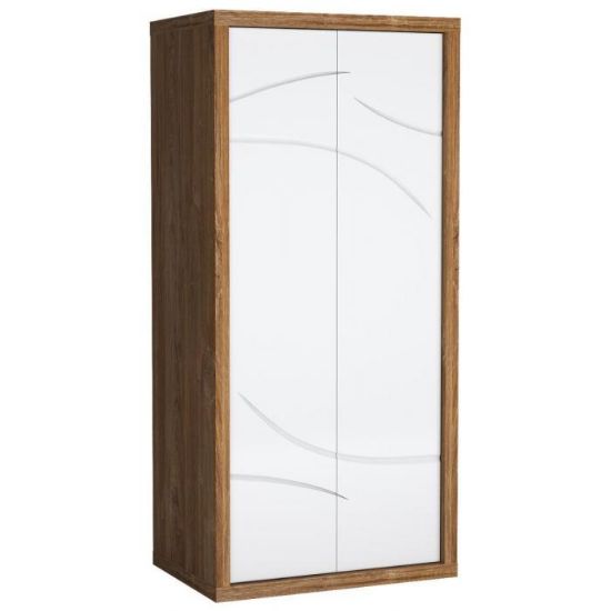 Obrazek Szafa Paris P1 2D dąb stirling/biały