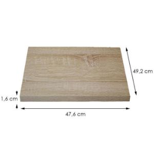 Obrazek Półki 3 szt. szafa Top 100 dąb sonoma