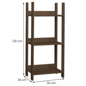 Obrazek Regał eko niski 120 sosna bejca dąb