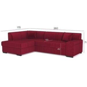 Obrazek Narożnik z funkcją spania Minos Monolith 59 lewostronny