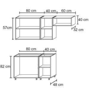 Obrazek Kuchnia Ewa 180 dąb sonoma