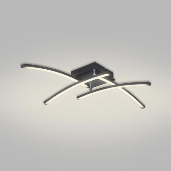 Obrazek Lampa LED 67129-24 CCT 3000-4000-6000K 69X69 CZARNA