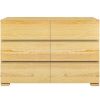 Obrazek  Komoda Drewniana Sosnowa 6s Skandica Vestre Naturalny 