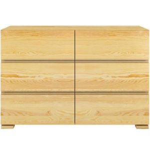 Obrazek  Komoda Drewniana Sosnowa 6s Skandica Vestre Naturalny 