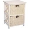 Obrazek Komoda biała + 2 kosze 11287
