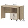 Obrazek Biurko Kiki RS-BK/KI-01 beech/sand 