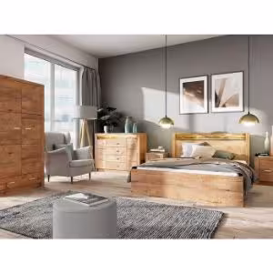 Obrazek Łóżko 160+ Stel. Indianapolis I19 Jesion Jasny