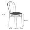 Obrazek Krzesło Tulipan CHR V-04 czarne