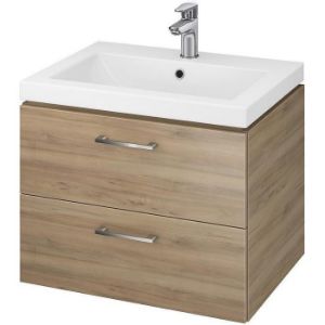 Obrazek Zestaw szafka z umywalką Lara Como 60 orzech