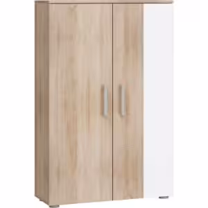 Obrazek Regał Stella (sonoma jasna/biały połysk))