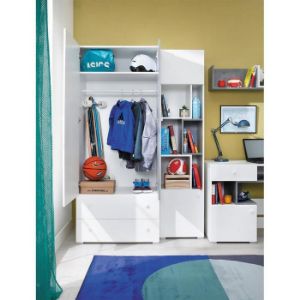 Obrazek Komoda Sigma SI12 Biały Lux/Beton