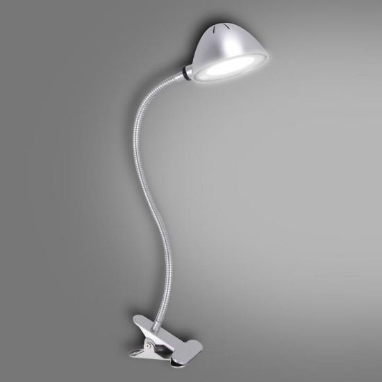 Obrazek Lampa biurkowa Roni 02876 LED silver Klips