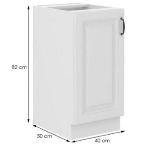 Obrazek Szafka kuchenna STILO biały mat/biały 40d 1f bb