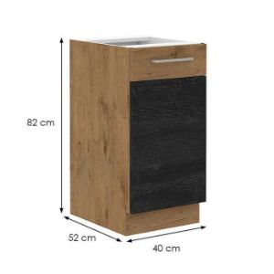 Obrazek Szafka Kuchenna VIGO Dark 40D 1F BB