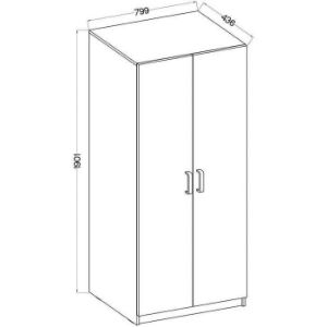 Obrazek Szafa 2f Malta Dąb Artisan Typ 111