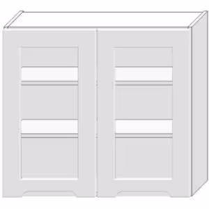 Obrazek Szafka Kuchenna Zoya Ws80 Biały Groszek/Biały