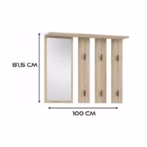 Obrazek Wieszak Cella dąb sonoma