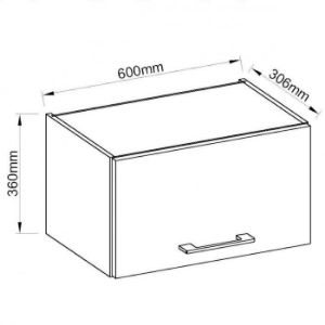 Obrazek Szafka kuchenna Vigo biały HG 60gu-36 1f
