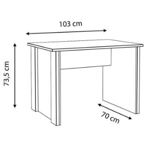 Obrazek Biurko Symmach 103 Old-Wood Vinteage/Beton