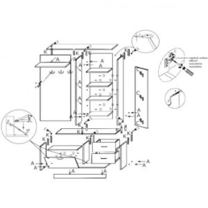 Obrazek Garderoba Martyna dąb sonoma