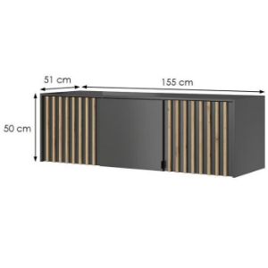 Obrazek Nadstawka Nelly 3d Grafit/Lamela Artisan