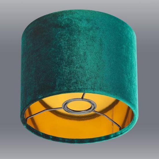 Obrazek Abażur welur 9288 zielony D20