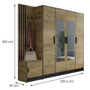 Obrazek Garderoba Roj Plus 14 craft 