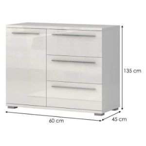 Obrazek Komoda Piano 1D3S K13/PN-71/KA/71 beige HG 