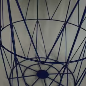 Obrazek Kosz Boho Niebieski