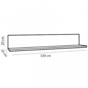 Obrazek Półka Montana P1 dąb lefkas